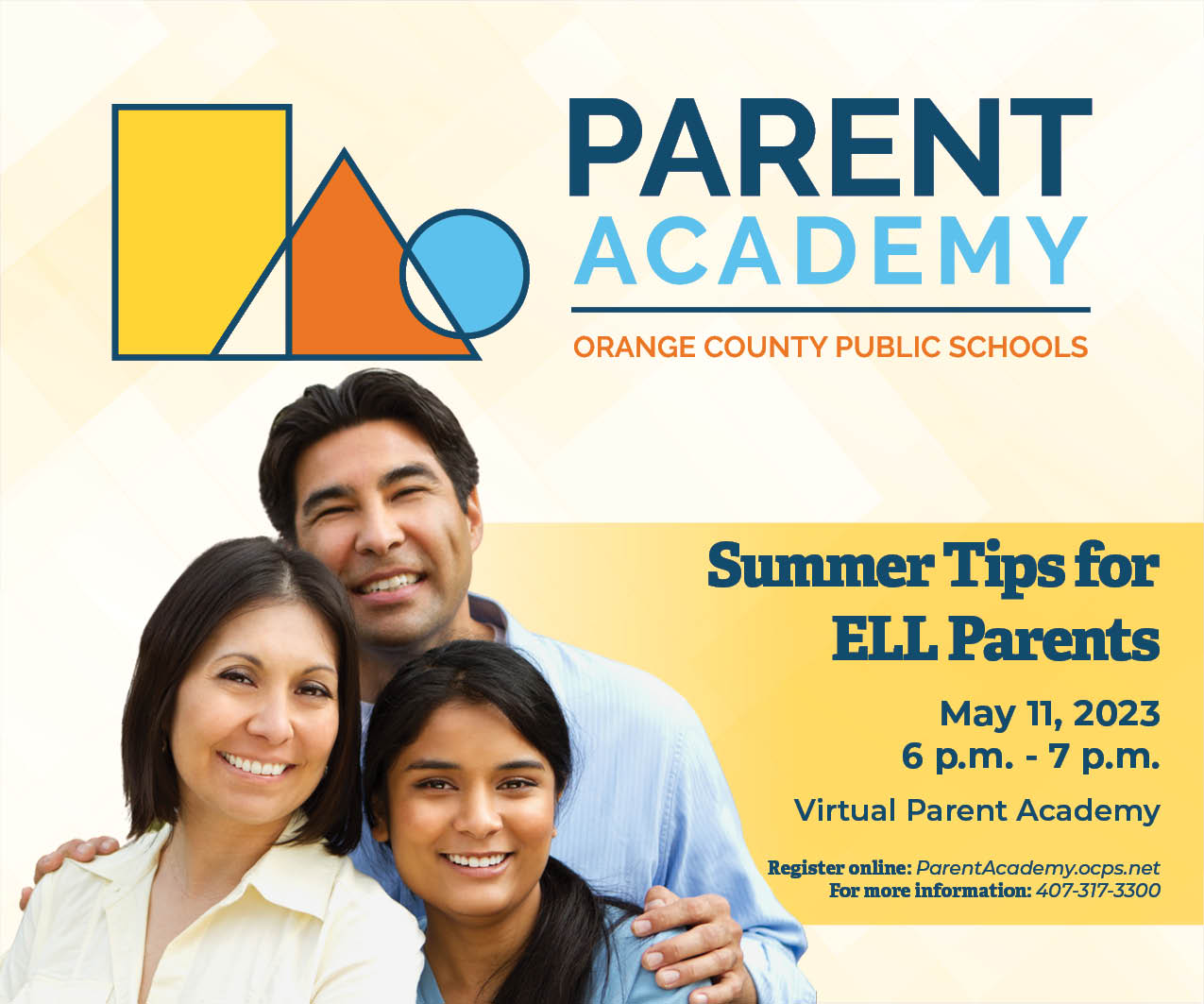 May 11 Parent Academy graphic May 11 Parent Academy graphic