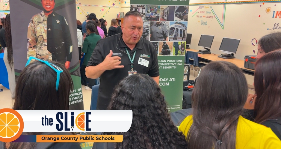 Students at Legacy Middle School learn from local sheriffs office about different career paths 