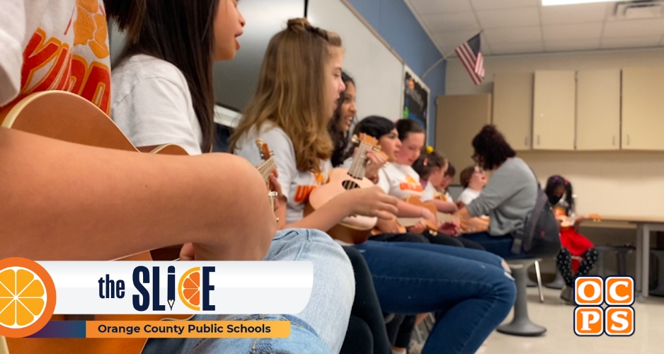 The Ukuladies learn how to play the ukulele