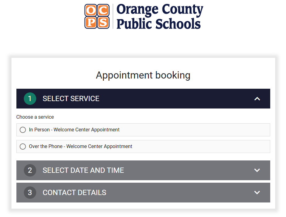 Appointment Page