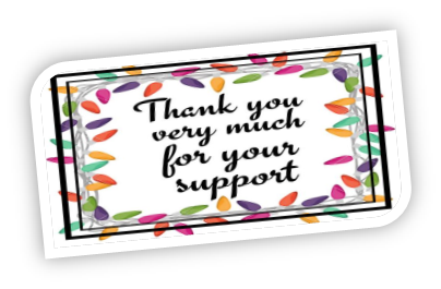 Thank you very much for your support Thank you very much for your support