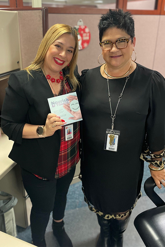 ESE Instructional Support's Senior Executive Assistant Cynthia Gomez