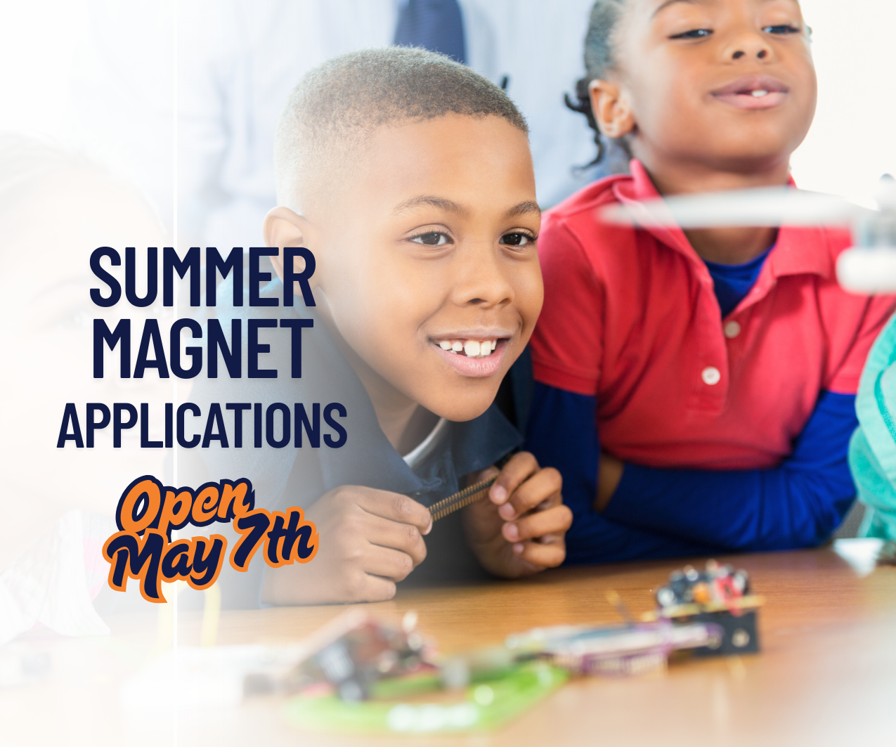 Summer Magnet Program application window open May 7.
