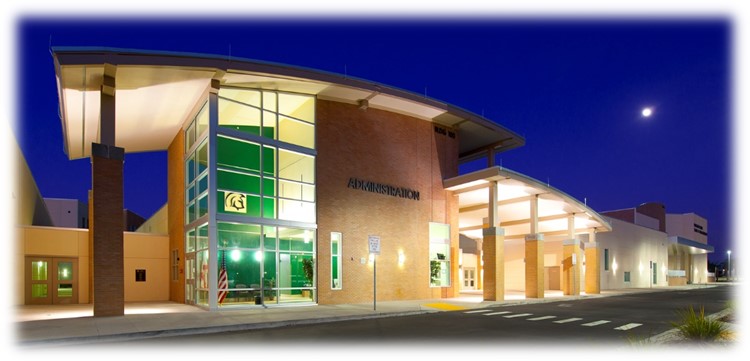 Evans High School building photo Evans High School building photo