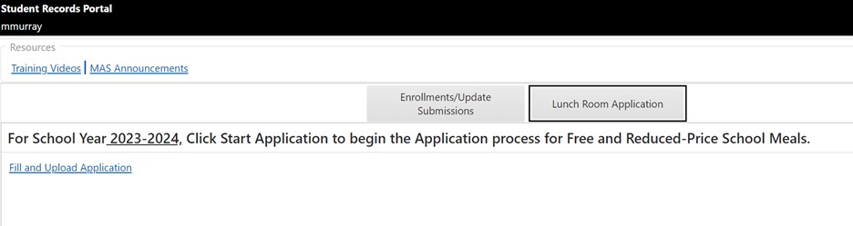Free and Reduced Application Form