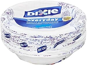 Party Dixie Everyday Disposable Paper Bowls, 10 oz, 42 count