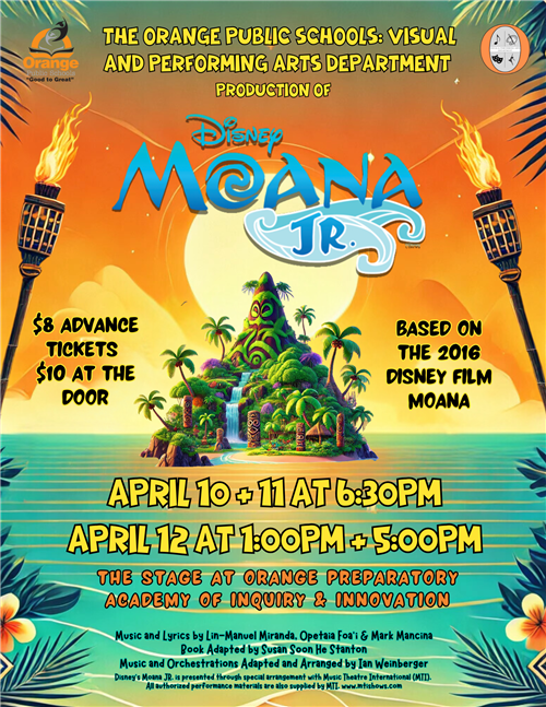 Orange Public Schools presents Disney's Moana Jr.