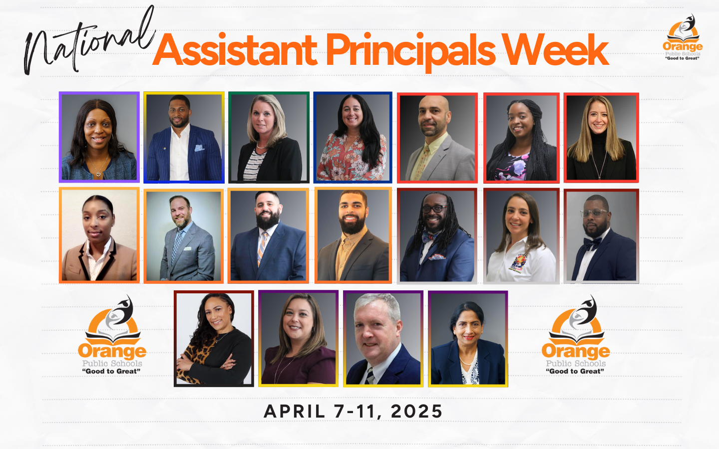  Orange Public Schools Assistant Principals 2025