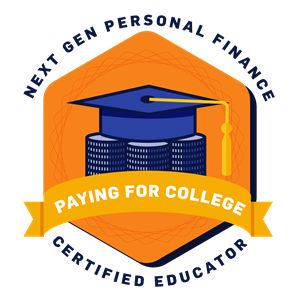 Paying For College Badge