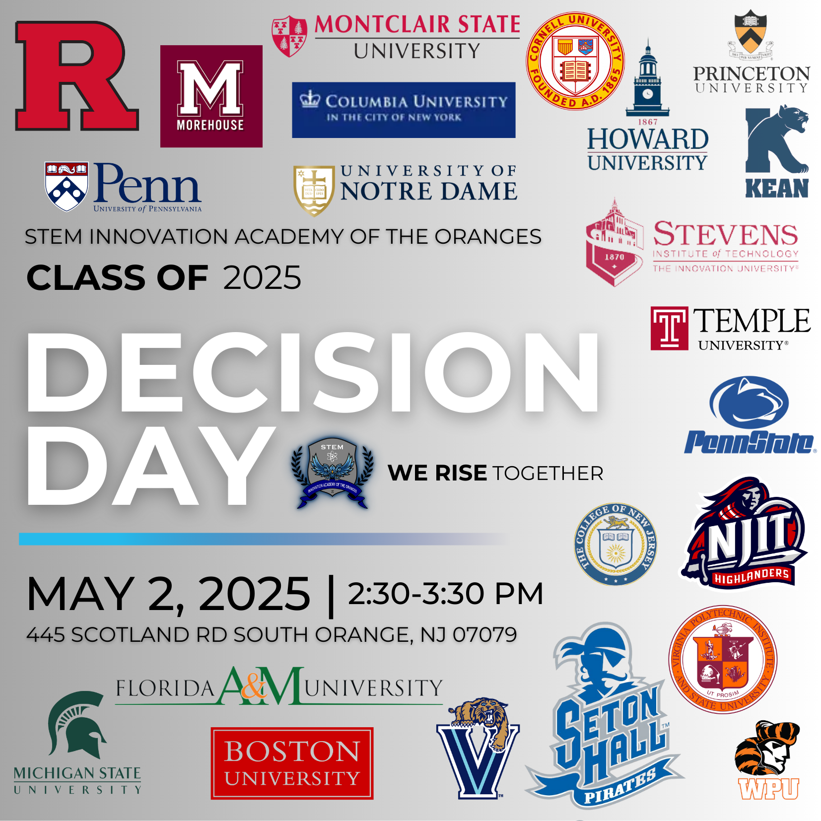  Decision Day - May 2, 2025, at 2:30
