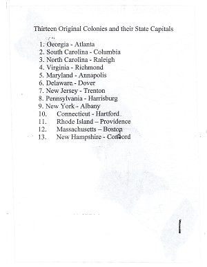 States and Capitals States and Capitals