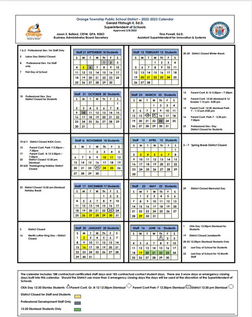 School Calendar