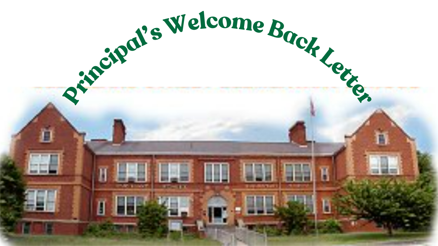  Principal's Welcome Back Letter 2024-2025SY