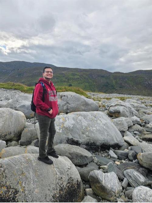 Mr. Greenstein in Olden, Norway