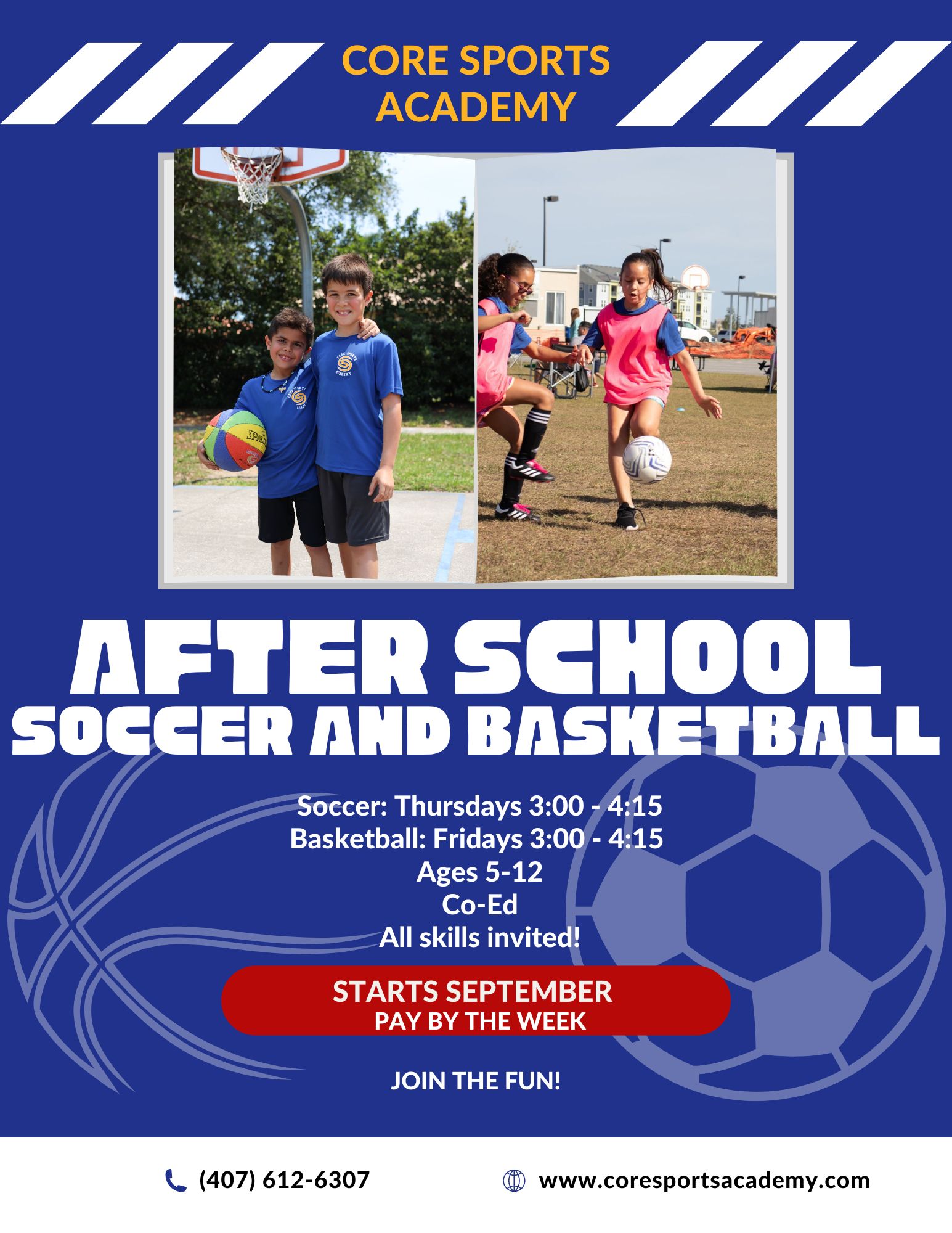 core sports club flyer