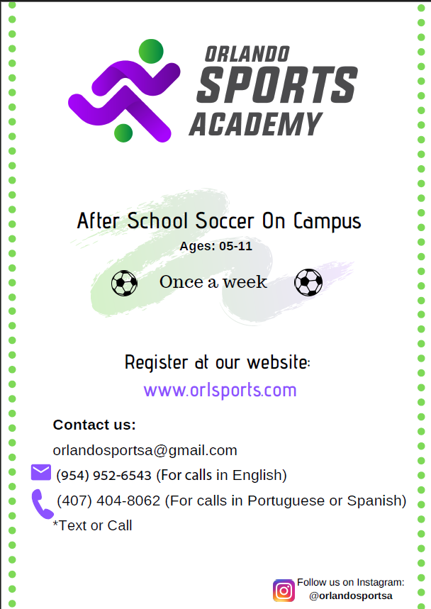 soccer club flyer