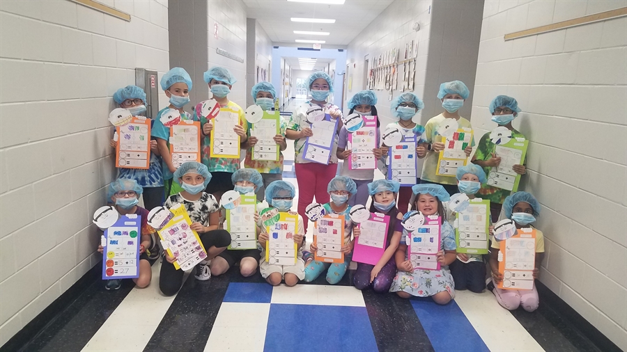 3rd grade students become doctors for the day as they investigate STEAM projects.