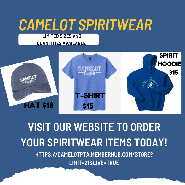 ORDER YOUR SPIRIT WEAR NOW ORDER YOUR SPIRIT WEAR NOW