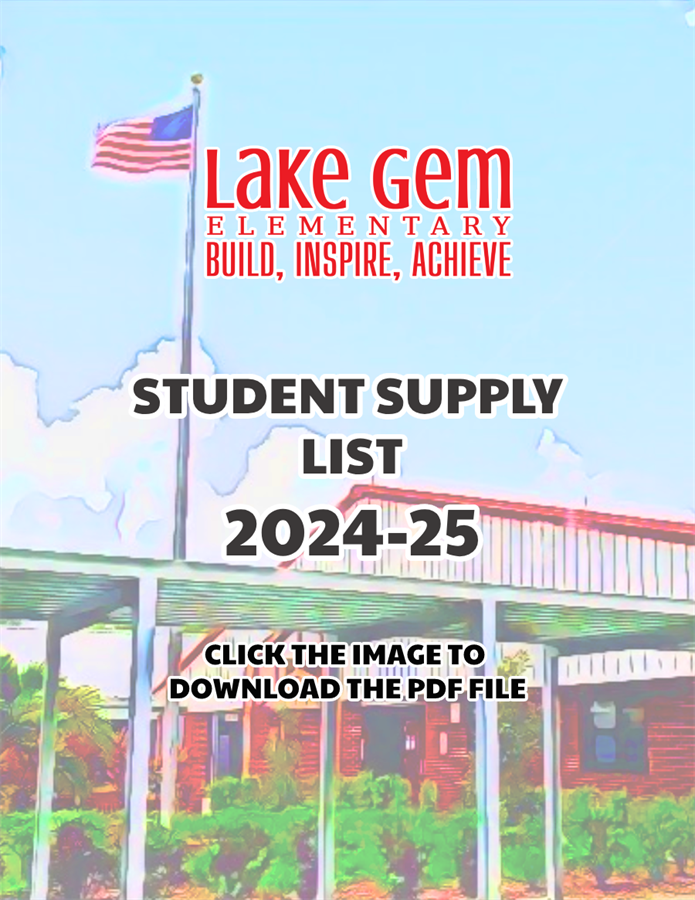 Click here to download the LGE 2024-25 School Supplies Lists for all our Grades.