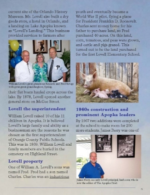 William Lovell’s great-grandsons Kenneth and Fred Savage with great-great-granddaughter, Spring. See above print for full story. William Lovell’s great-grandsons Kenneth and Fred Savage with great-great-granddaughter, Spring. See above print for full story.