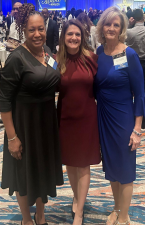 Marion and Amy with Mrs. Patriarch.