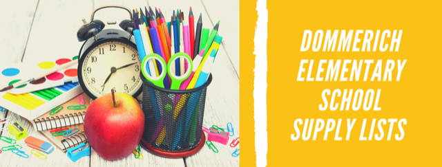 Dommerich Elementary Supply Lists