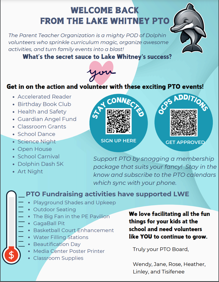 PTO Presidents Letter