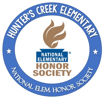 National Elementary Honor Society Hunter's Creek Elementary School badge