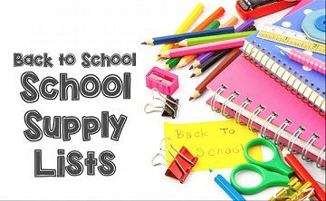 Back to School - School Supply Lists Back to School - School Supply Lists
