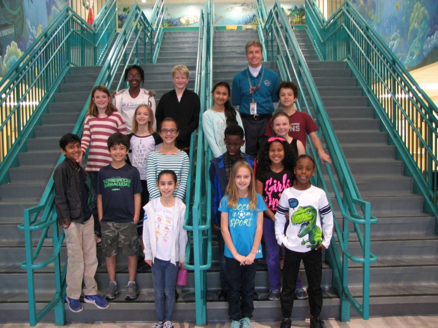 TES participants in Geography Bee