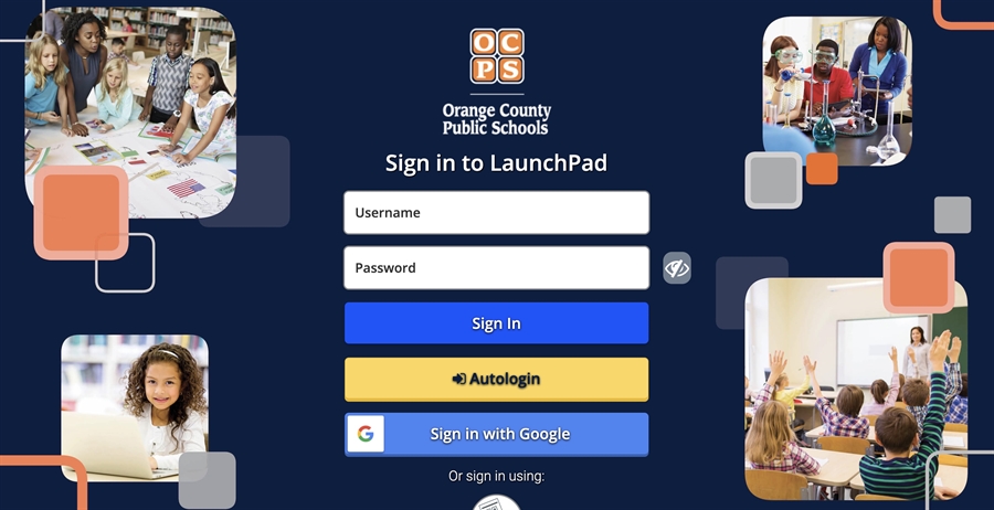 Launchpad main log in
