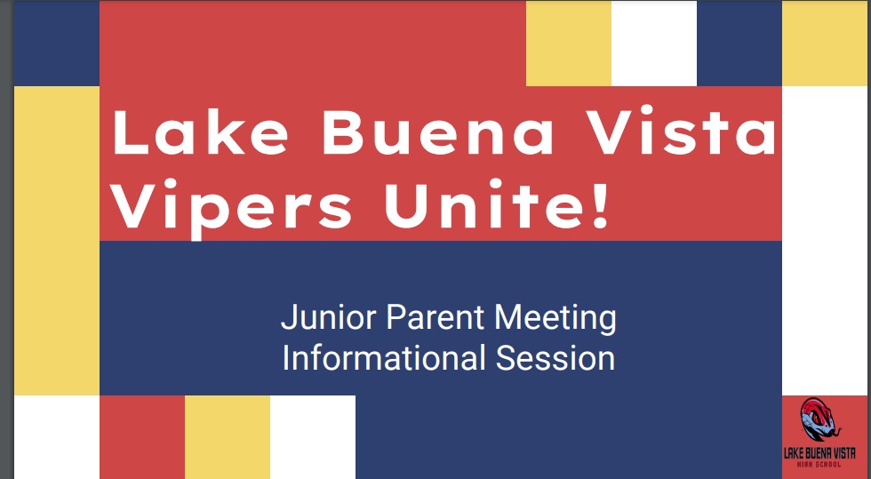 junior meeting information