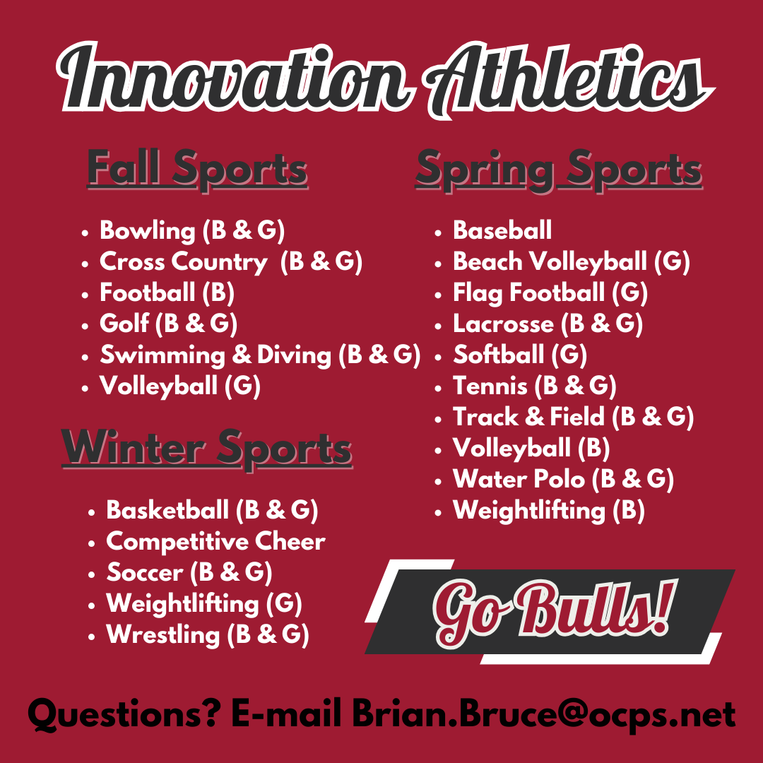 Athletics Teams at Innovation HS