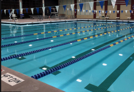 Swimming Pool for a Swim Meet