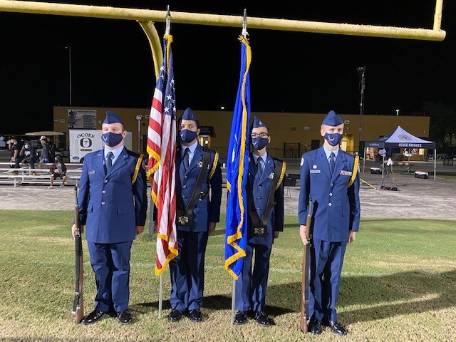 Members of the JROTC of Ocoee High School Members of the JROTC of Ocoee High School