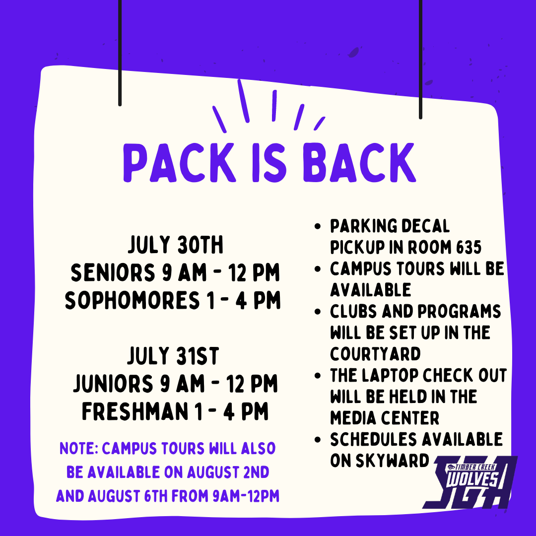 Pack is Back