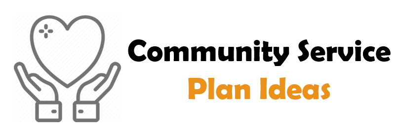 Community Service Plan Ideas graphic Community Service Plan Ideas graphic