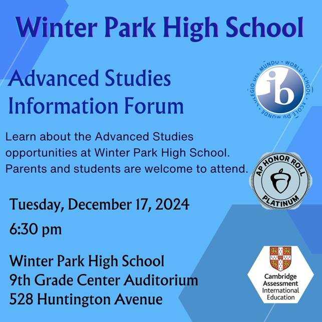 Advanced Studies Meeting Advanced Studies Meeting