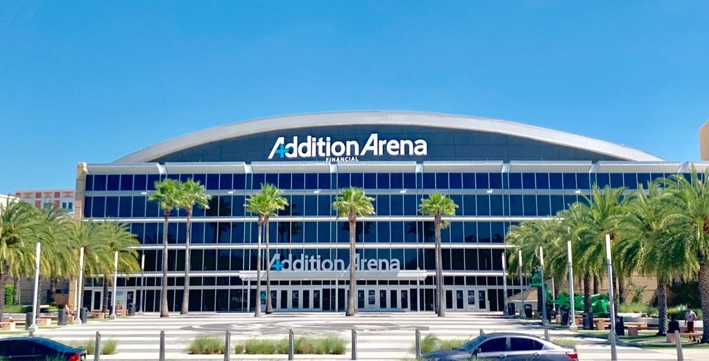 Photo of the Addition Financial Arena Photo of the Addition Financial Arena