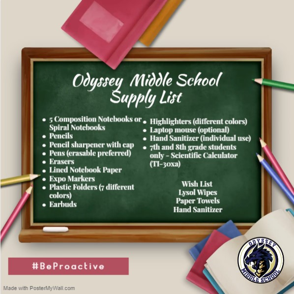 School Supply List School Supply List