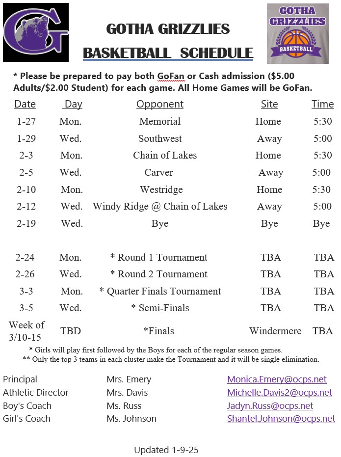 Gotha B-BALL Sched 2024-25