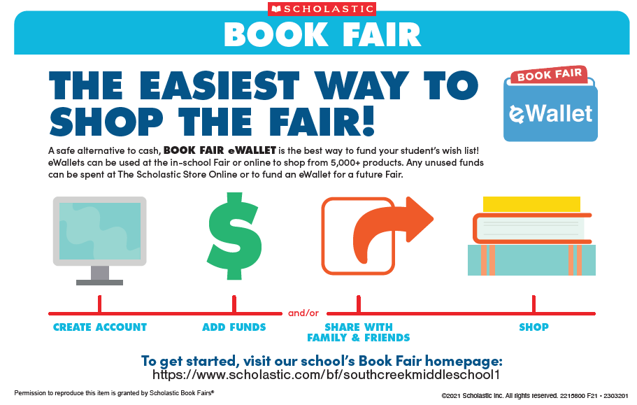Sign up for Scholastic eWallet by clicking the image.