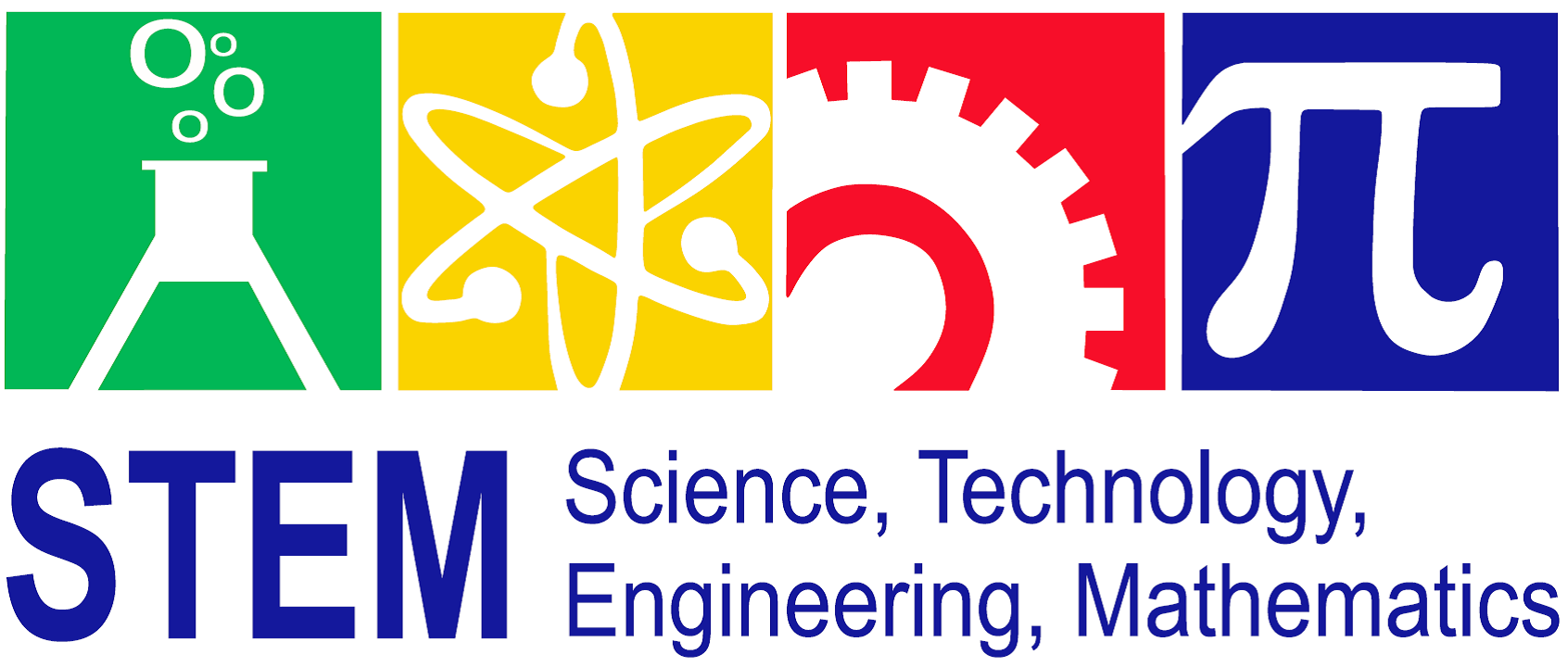 STEM - Science Technology Engineering Mathematics Logo STEM - Science Technology Engineering Mathematics Logo