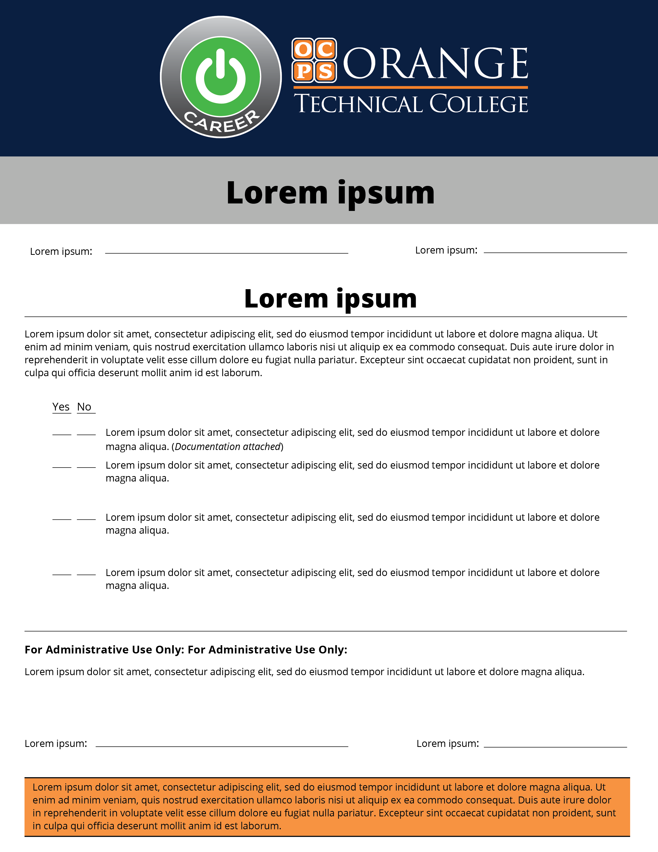 Stationery example #3