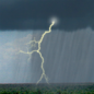 Thunderstorm rain in vicinity