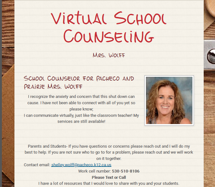 Virtual School Counseling with Mrs. Wolff