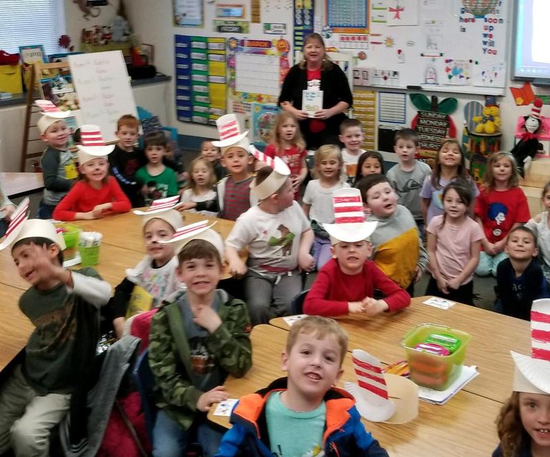 Mrs. Rubin Reading to Mrs. Asmus\' Class