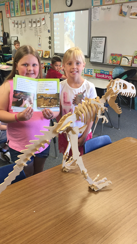 Mrs. Landers\' Class Building a T-Rex