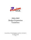 Budget Preparation Manual Cover Image