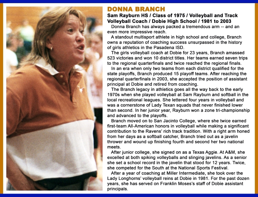 Inductee Donna Branch